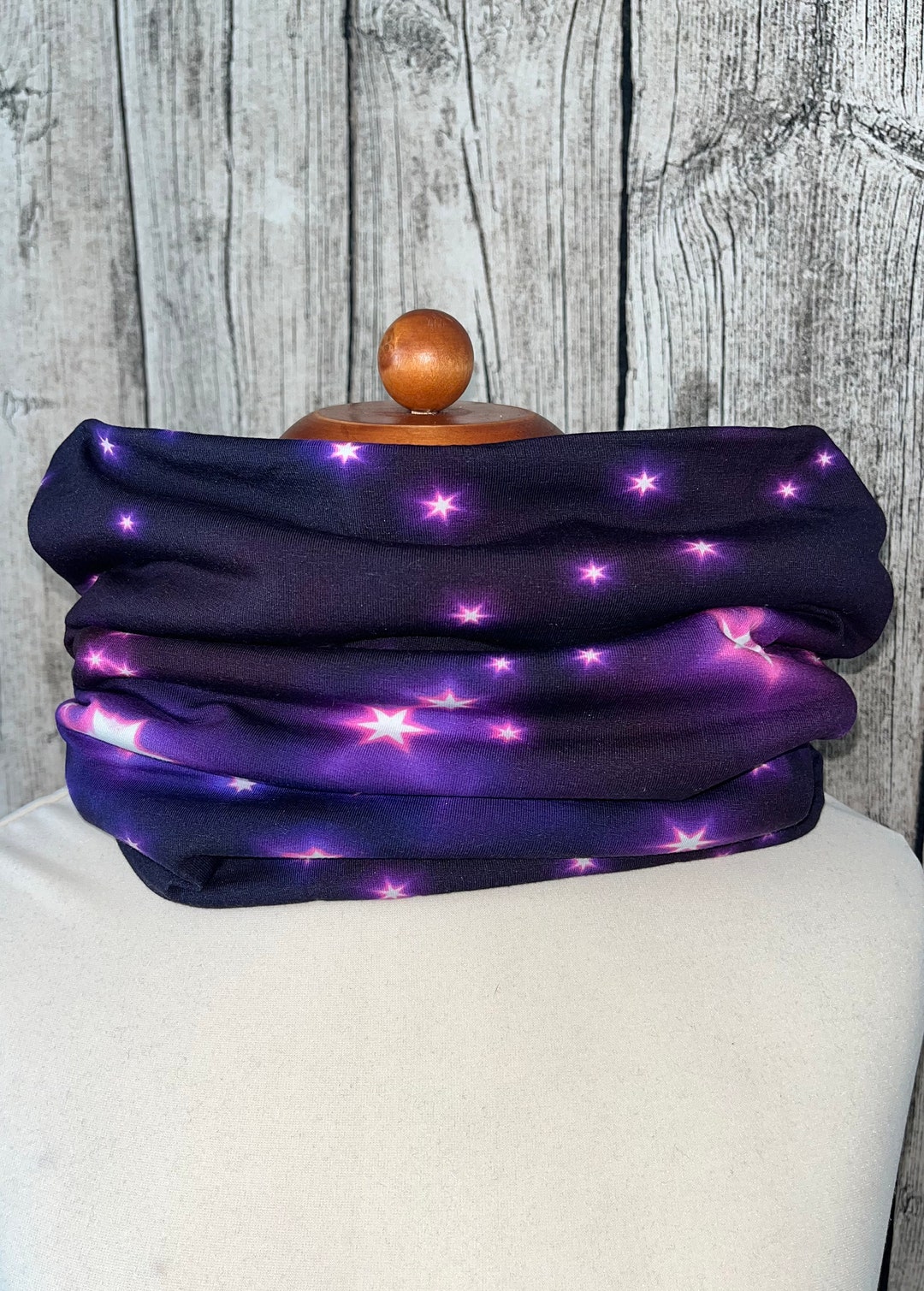 Eskadron Loop Schal Fleece Teddy Schwarz - Weicher Schlauchschal Mit Faux Fur