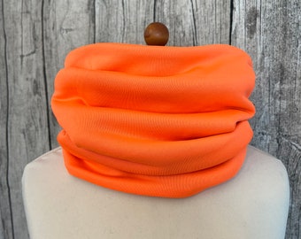 Loop Schal Fleece Kuschelschal - Neon Orange *NEU*