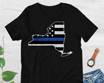New York Police, Thin Blue Line, New York City, Police Lives Matter, Law Enforcement Shirt