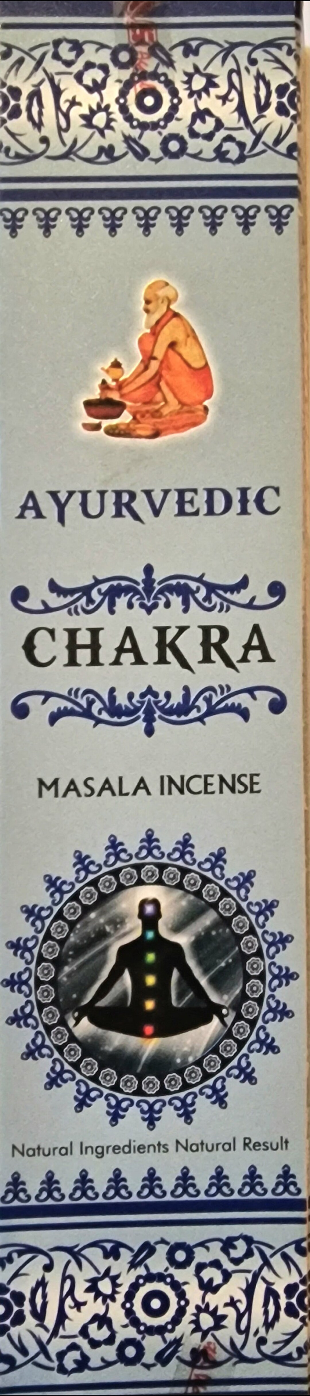 Ayurvedic Masala Incense 15 Sticks Flavour CHAKRA Etsy