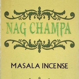 Ayurvedic Masala Incense (15 sticks) - Flavour : NAG CHAMPA