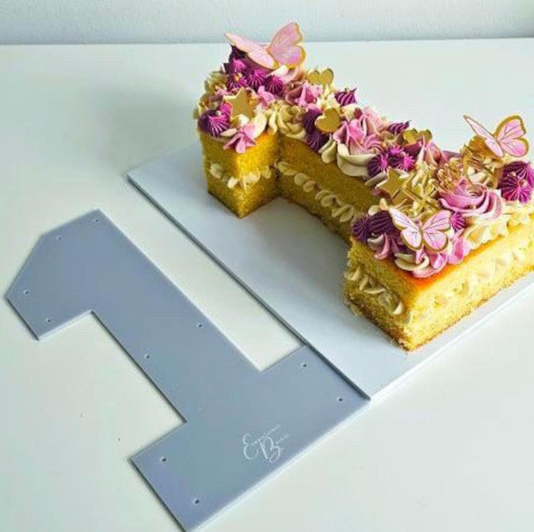 Number Cake Stencil Etsy UK