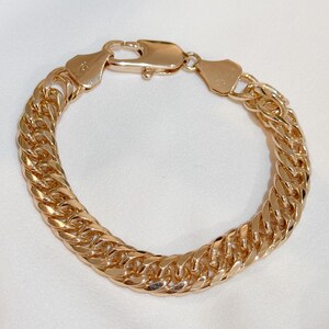 Gold Plated Chain Bracelet, Steel Chain Bracelet, Gift For Her