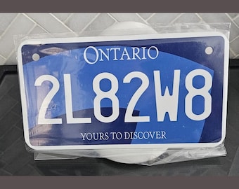Custom 3D Printed Aluminum Bike License Plate - 4x7 Inches