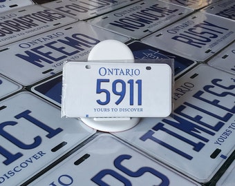 5911 || Bicycle/ Toy car/ kids car/ kids bedroom Size 3x6 Inches Custom & Personalized 3D Printed Aluminum License Plate Style