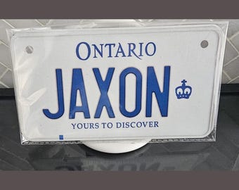 Custom 3D Printed Aluminum Motorcycle License Plate - 4x7 Inches