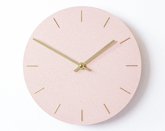 Clock, Blush, Various Sizes