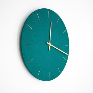 Clock, Teal, Various Sizes image 3