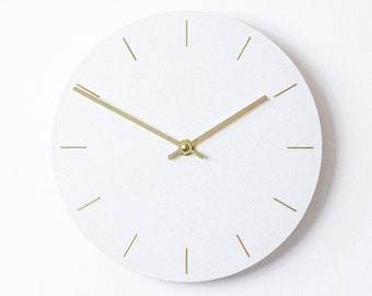 Clock, White, Various Sizes