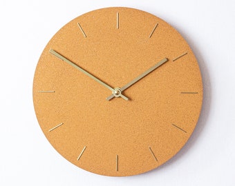 Clock, Ochre, Various Sizes