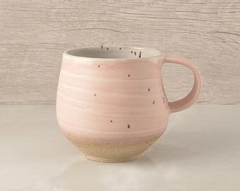 Handmade Mugs With Handle - PinkMatte
