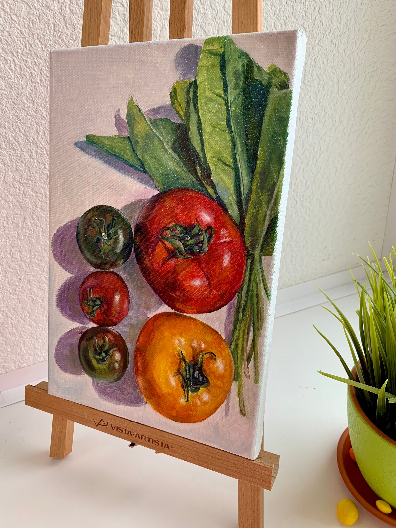 Vegetables Vegan Picture Original Oil Painting Wall Art 8 by Etsy