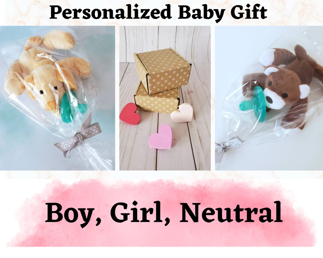 Gender Neutral Gift Baby Girl Gift Baby Boy Gift Pacifier - Etsy