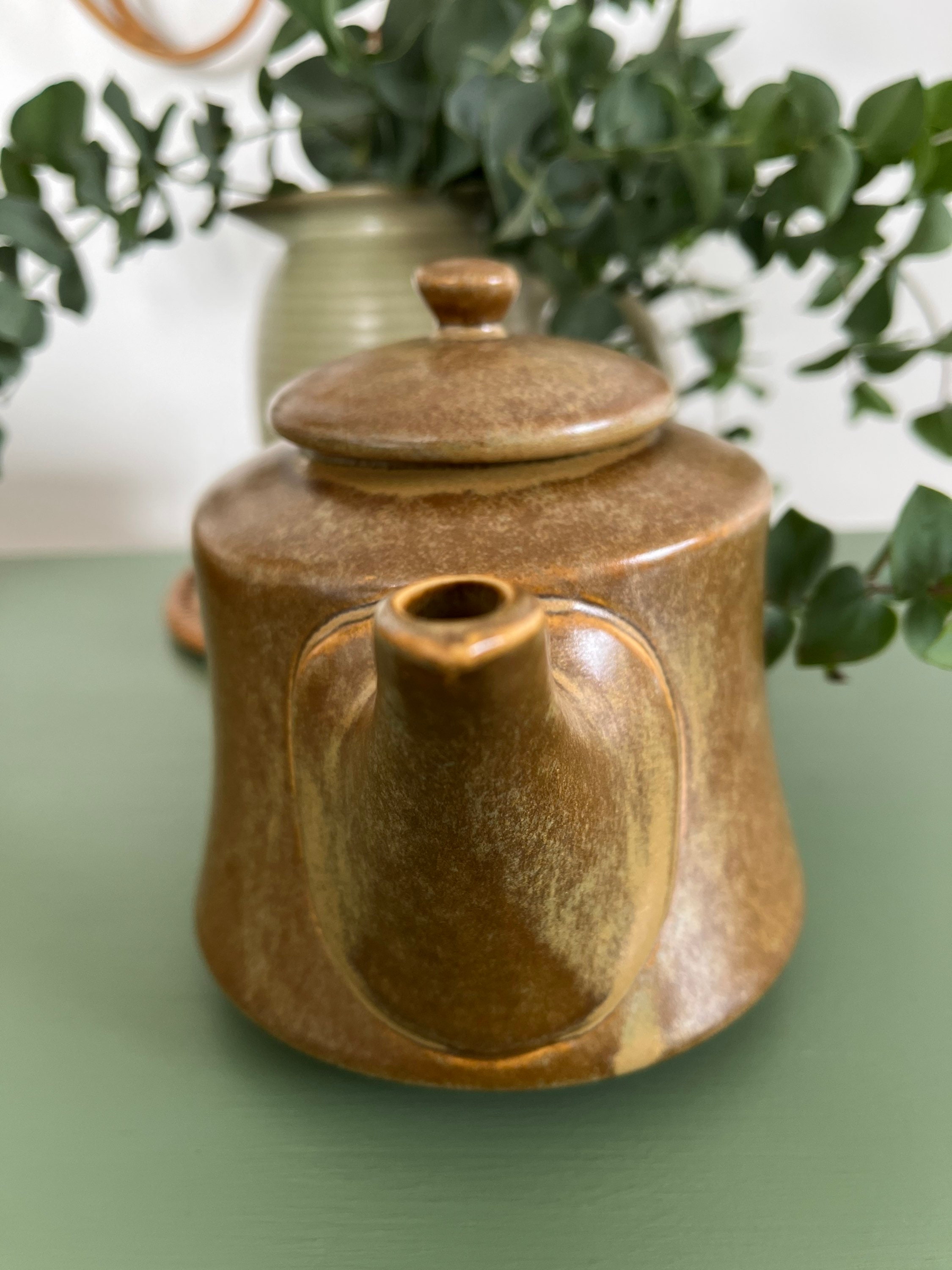 Vintage TEMUKA STONEWARE New Zealand Small Teapot Etsy Australia