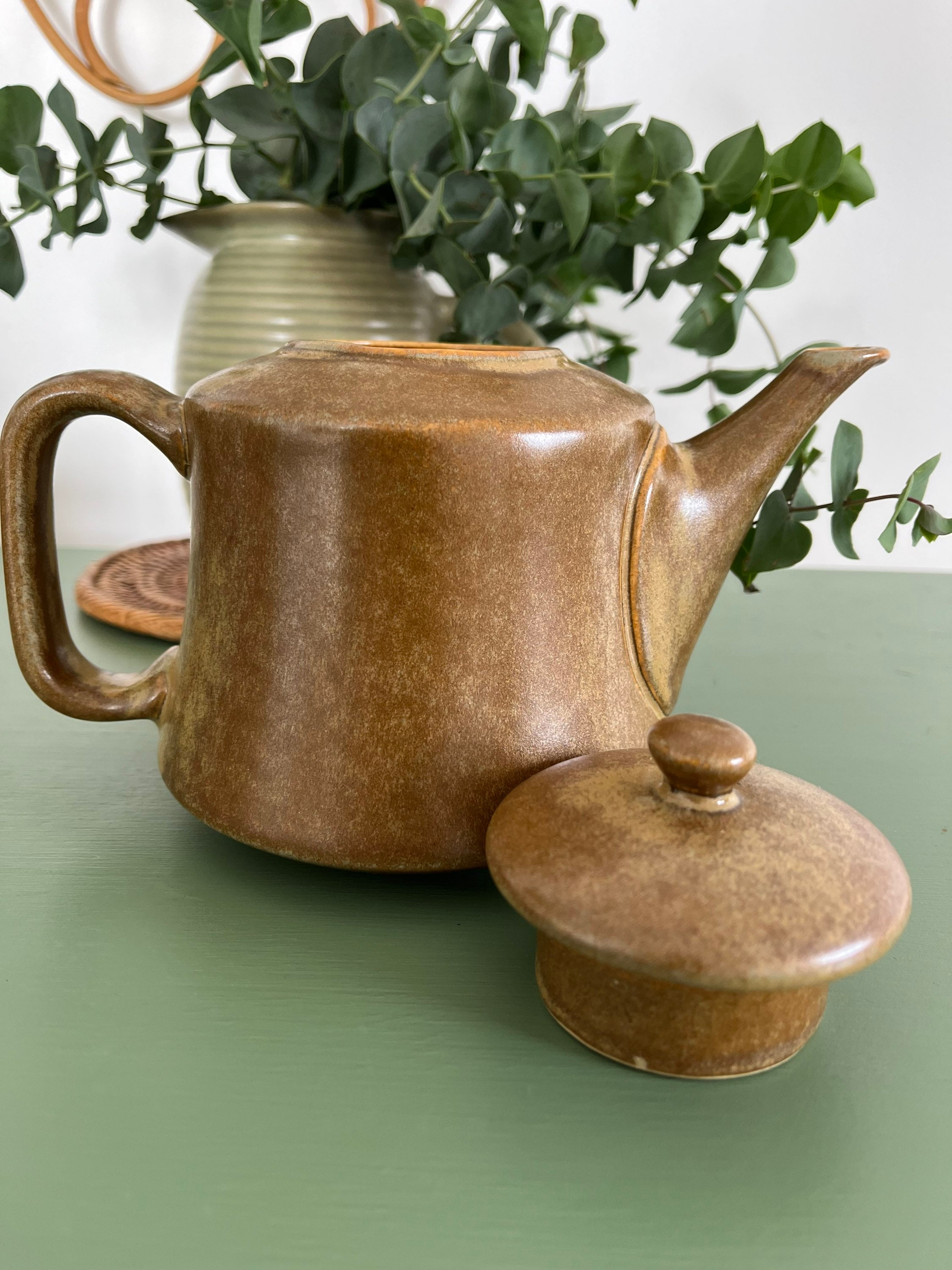 Vintage TEMUKA STONEWARE New Zealand Small Teapot Etsy Australia