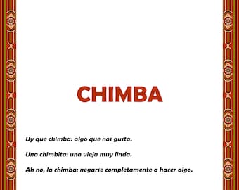 Discover the meaning of Chimba, The Iconic Colombian Word Defined, Design inspired in chivas buses - Canvas