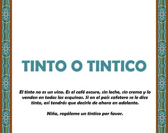 Discover the meaning of Tinto o Tintico, The Iconic Colombian Word Defined, Design inspired in chivas buses - Canvas