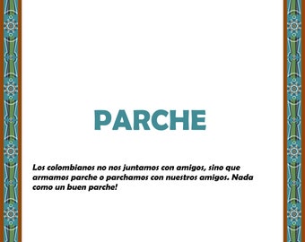 Discover the meaning of Parche, The Iconic Colombian Word Defined, Design inspired in chivas buses - Canvas