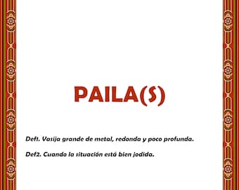Discover the meaning of Pailas, The Iconic Colombian Word Defined, Design inspired in chivas buses - Canvas