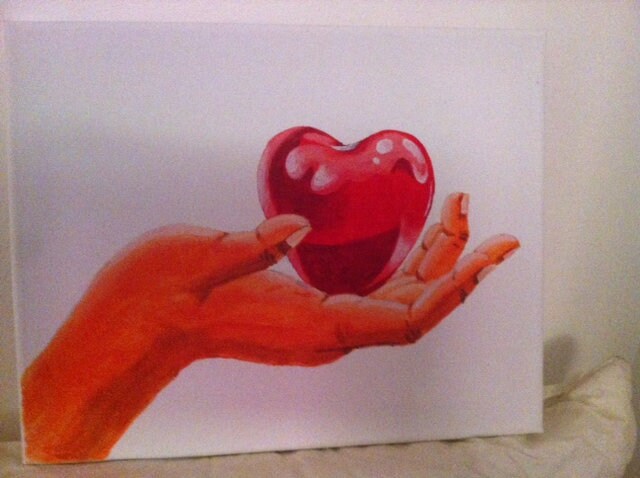 Tableau Le Cœur sur La Main