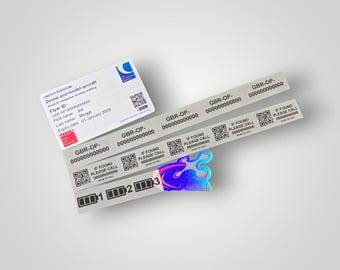 Drone ID Card & Sticker Bundle | UK CAA Hologram
