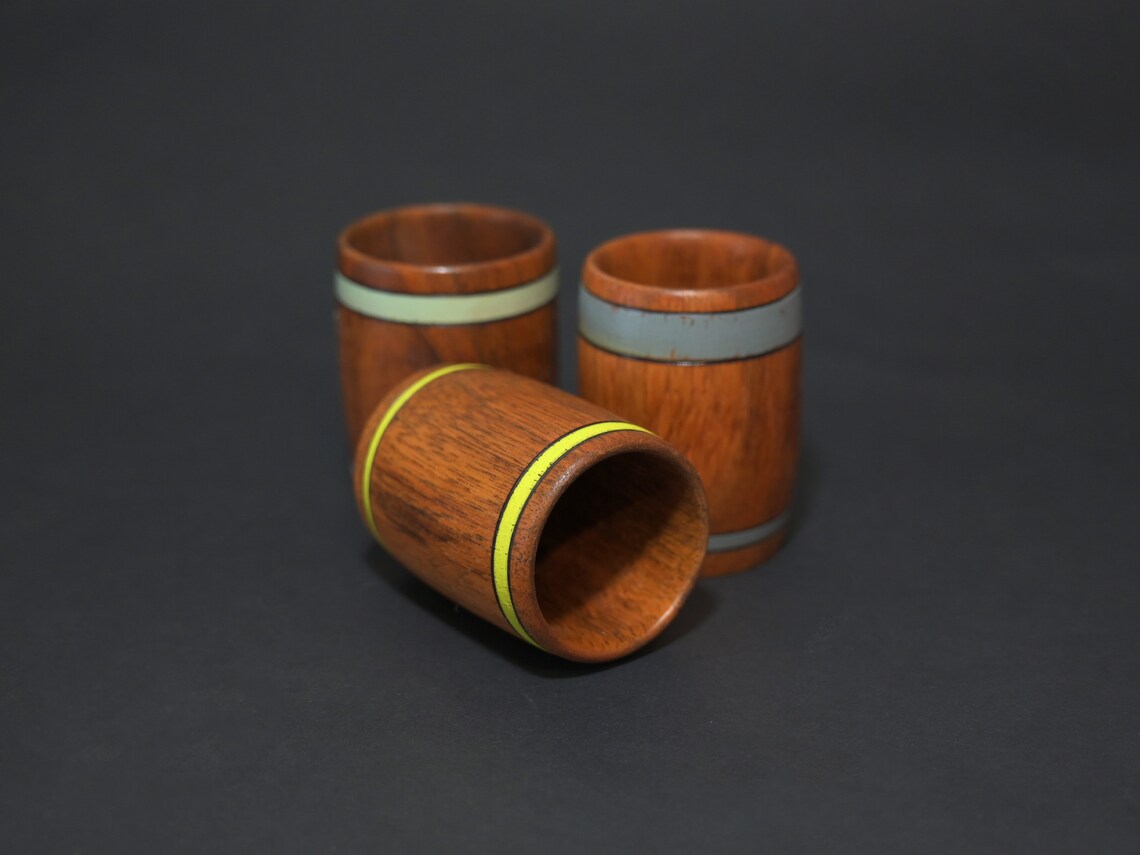 WOOD SHOT GLASS Custom Whiskey Glass Tequila Shot Stylish Etsy