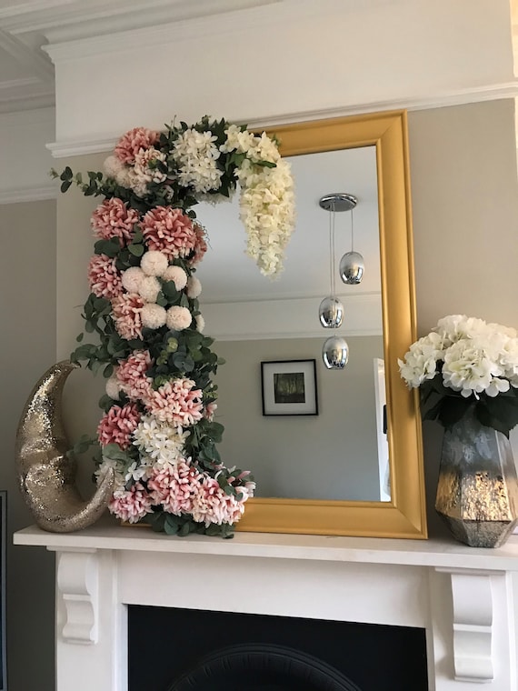 Handmade Flower Mirror Floral bespoke mirror Etsy Nederland