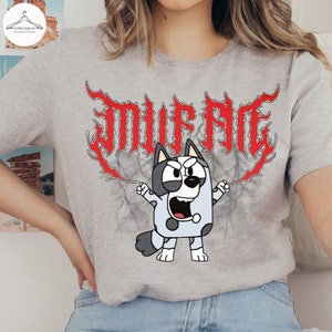 Blue Dog Muffin Metal Sweatshirt, Muffin Emotions Sweatshirt, Sweatshirt For Mother's Day, Muffin Heeler Hoodie, Mother's Day Gift image 5