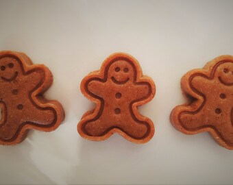 12 Pieces Speculaas Spiced Marzipan Gingerbread Men