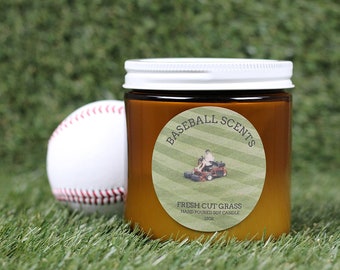 Baseball Scents Fresh Cut Grass 12OZ Candle