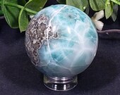 Gorgeous 30mm Larimar Sphere