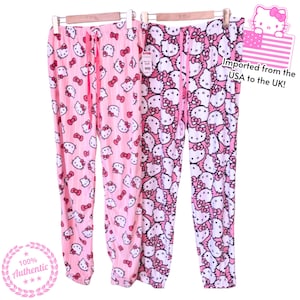 Pink hello kitty pajama pants spiderman best sale
