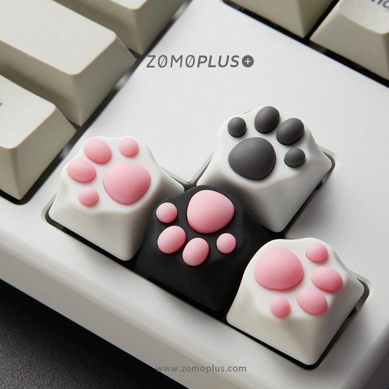 Cat Paw Mechanical KeyCaps Cute Keycaps Artisan Keycaps Etsy