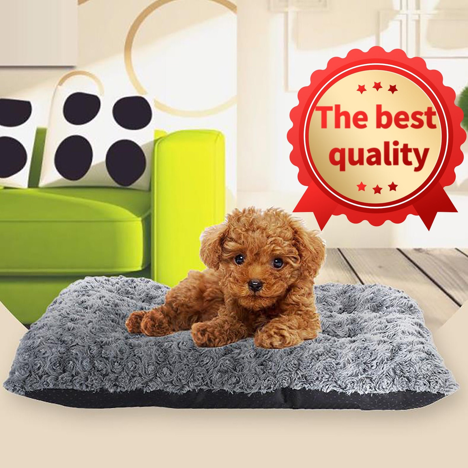 Fluffy Calming Dog Bed Warm Plush InteriorMany Fun Colors Dog Etsy