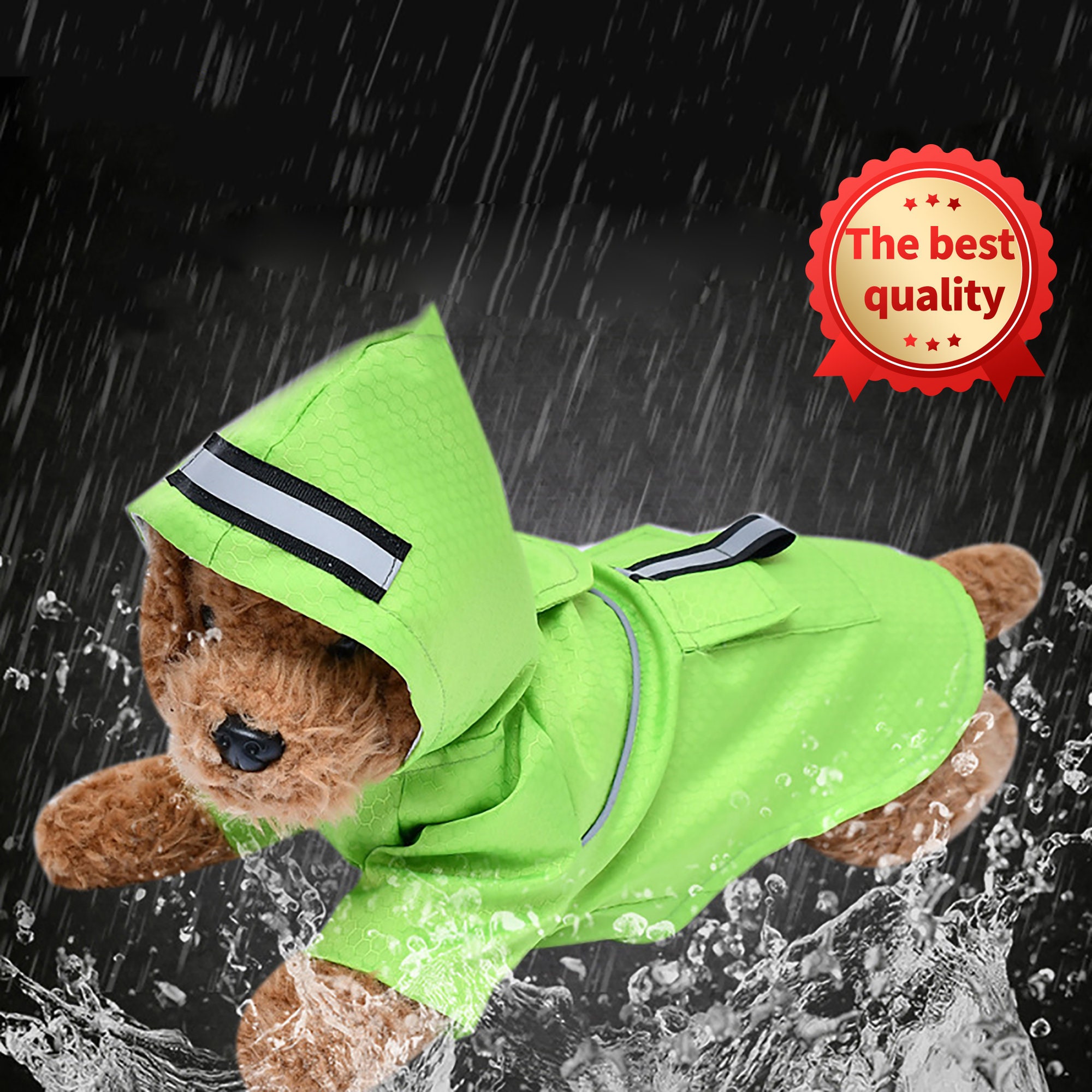 Dog Clothes Waterproof Dog Jacket With a Pocket For Small Etsy