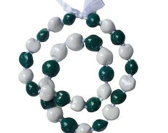 Kukui Nut Necklace Leis Variety 32-inch solid colors