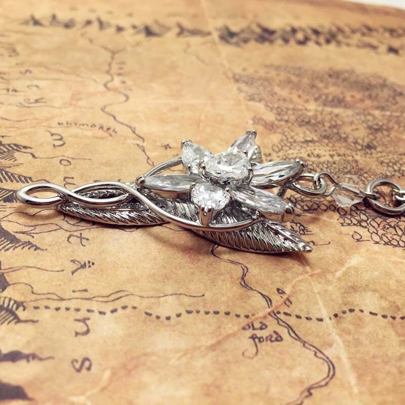 Arwen Necklace Evenstar Pendant Necklace of Arwen Elvish Queen Etsy