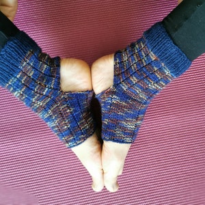 Calzini Antiscivolo Per Yoga - 4 Paia, Cotone, Con Grips, Taglia EU 40-45 Per Donna E Uomo - Foto 10