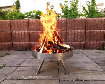 Stainless steel fire bowl, fire basket, grill bowl, fireplace, stainless steel