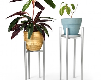 ②植物台座 オリジナル ステンレス製 ⑤植物 台座 オリジナル ステンレス製 Amazon | フラワーラッ観葉植台