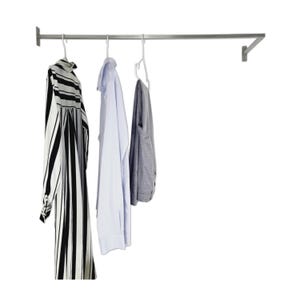 Luxus Kleiderstange L Form Wandmontage Kleiderständer Edelstahl handmade | premium corner mounted clothes rail
