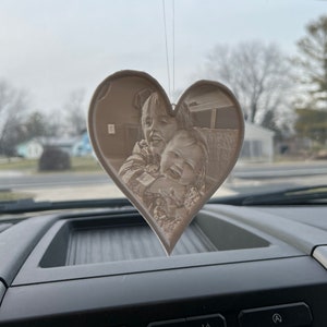 Lithophane Car Hanger