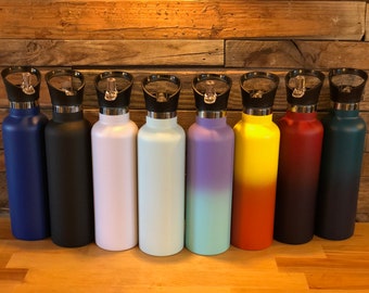 Custom Laser Engraved Water Bottle