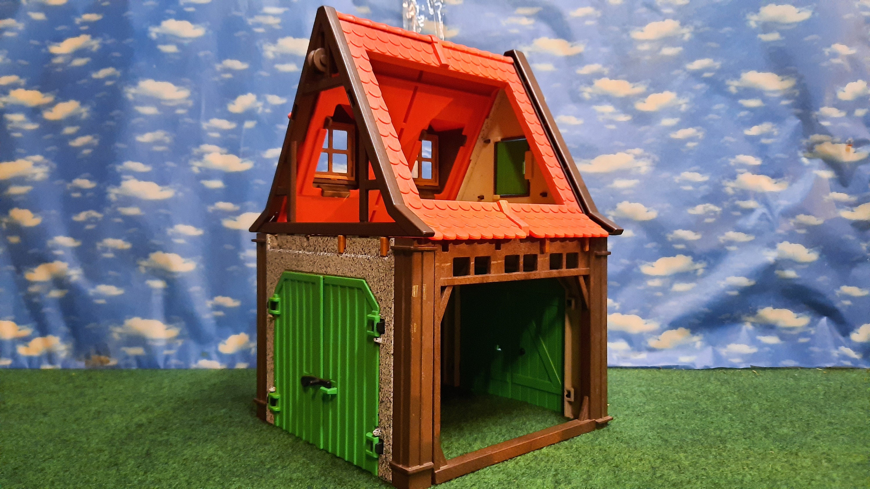 Playmobil 3716 3666 Bauernhaus Fachwerk Scheune Landleben Etsy
