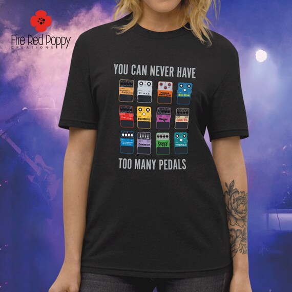 guitar pedal tshirt