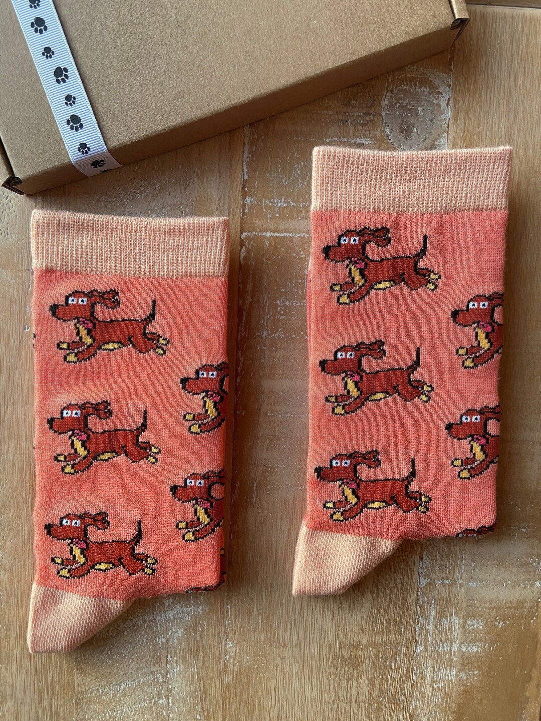 Dachshund Socks Women's Socks Sausage Dog Socks Dog Etsy UK