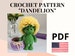 Amigurumi pattern dandelion / crochet pattern dandelion / pdf pattern fake plants / crochet doll pattern 