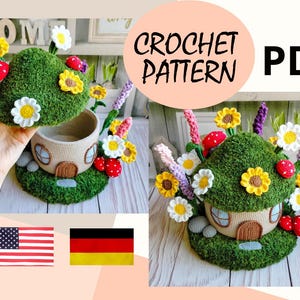 Сrochet pattern handmade fairy house / amigurumi pattern crochet fairy house