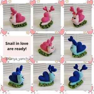 Crochet amigurumi pattern snail / snail crochet pattern funny gift / crochet stuffed animal pattern image 5