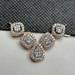 1.18CT Genuine Diamond Mangalsutra Pendant, Ethnic Diamond Indian Jewelry for Women, 14K Mangalsutra Necklace, Anniversary Gifts for Love